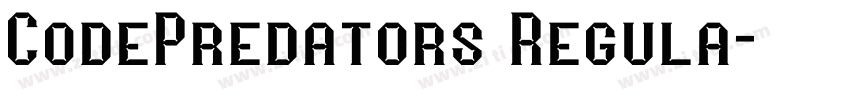 CodePredators Regula字体转换
